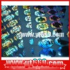 Security Holographic labels and stickers/ Oval holographic /Round hologram /Customized barcode security printing