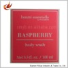 Self adhesive PVC clear label for body wash