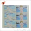 Self adhesive carton printed paper sticker sheet