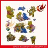 Self adhesive designer 2011 cartoon sticker