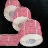 Self-adhesive label