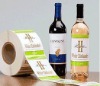 Self-adhesive wine label