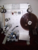 Semi-automatic labeling machine