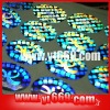 Sequential Holographic stickers /Security Holographic labels and stickers/ Customized barcode Oval holographic /Round hologram