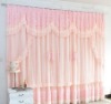 Sheer snow organza fabric of room curtain decoration and wedding curtain decoration