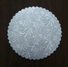 Silver Cardboard Cake Board