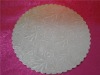 Silver Scallopted Cake Board