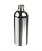 Silver aluminum bottle