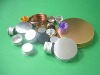 Silver, gold plastic cap, aluminium lid, metal cover, pp lid