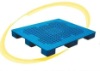 Single Faced Grid Top Plastic Pallet with Nine Big Feet