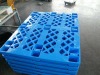 Single face plastic stacking pallet