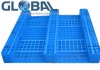 Single faced three rails rack pallets hot sale plastic pallet