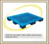 Single side heavy duty plastic pallets with 9 big feet