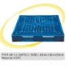 Six runner grid top plastic pallets in china