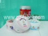 Skin cream labels, moisturizing cream, facial cleanser labels