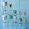 Small Clear Glass Containers/Bottles with Screw Metal Cap