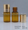 Small Glass Bottle, Mini Glass Bottle, Glass Vial with Lid, Amber Vial, Small Amber Bottle, Mini Essential Oil Bottle