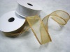 Snow organza ribbon