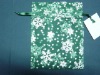 Snowflake bronzing organza bag for Christmas gift packing