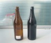 Spraied Black Color Beer Glass Bottle(mz-449)