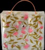 Spring Flower Design Clear PVC Bag