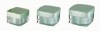 Square Acrylic Cream Jar(UV Coating Green)