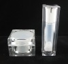 Square acrylic jars and Square acrylic bottles