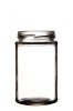 Square food glass jar 250ml