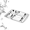 Stainless steel food tray