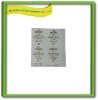 Stardoll printed heat seal label