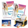 Sticker Gloss Paper Yellow Back & NOT Jam papers which is printed continuously