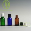 TP-2-30 5-100ml colored essential oil glass bottle with Tamper Evident Caps and no hole stopper