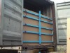 TS layers flexitank in shipping container