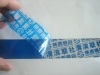 Tamper evident adhesive sticker