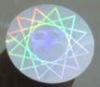 Tamper evident hologram sticker