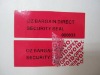 Tamper evident labels