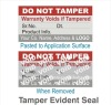 Tamper evident sticker and seal