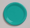 Teal disposable Paper Plates