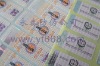 Texture and hot stamping anti-counterfeiting  label  printing