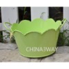 Tin bucket with handle for gift package