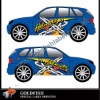 Transparent Adhesive Toy Car Sticker