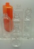 Transparent PET plastic bottle