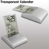 Transparent calendar