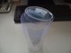 Transparent plastic pvc cylinder display box for mouse pad