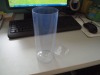 Transparent plastic pvc cylinder display box for mouse pad