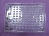 Transparent plastic trays for electronics packaging