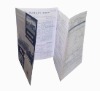 Tri-folded leaflets printing service for promotion advertising