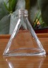 Triangle Glass flask bottle