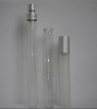 Tubular cosmetic glass bottle