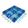 Two way light Grid-sided plastic tray (plastic pallet) 1200*1000*125 (mm)